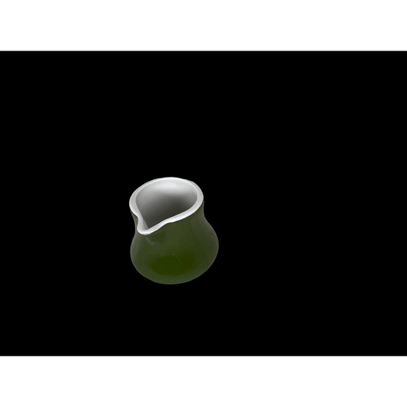 Hall Avocado Green Creamer With No Handle